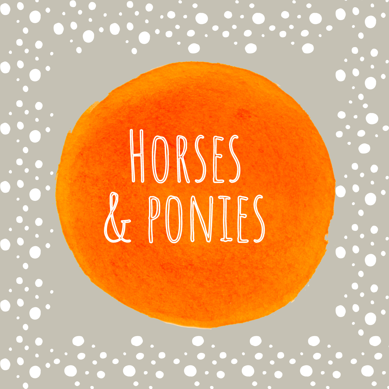 horses and ponies collection by Cotswold Baby Co