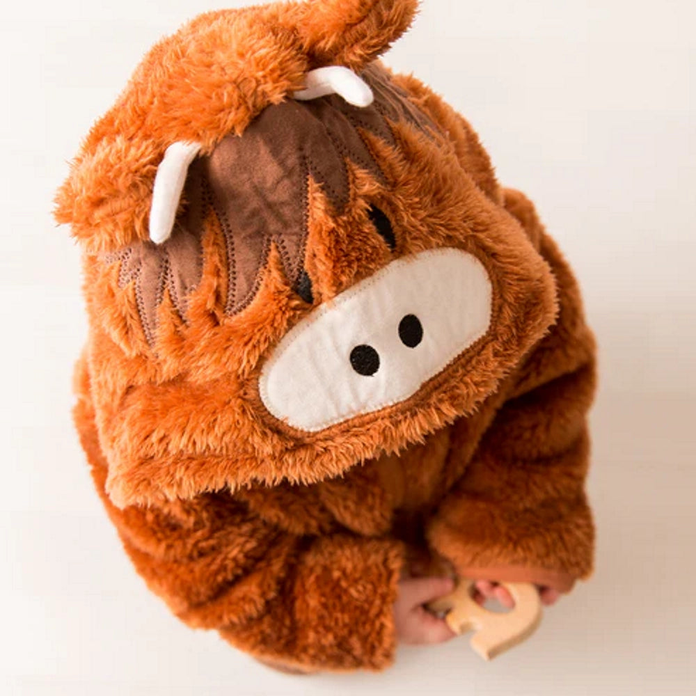 Highland Cow Fluffy Hoodie | Blade & Rose