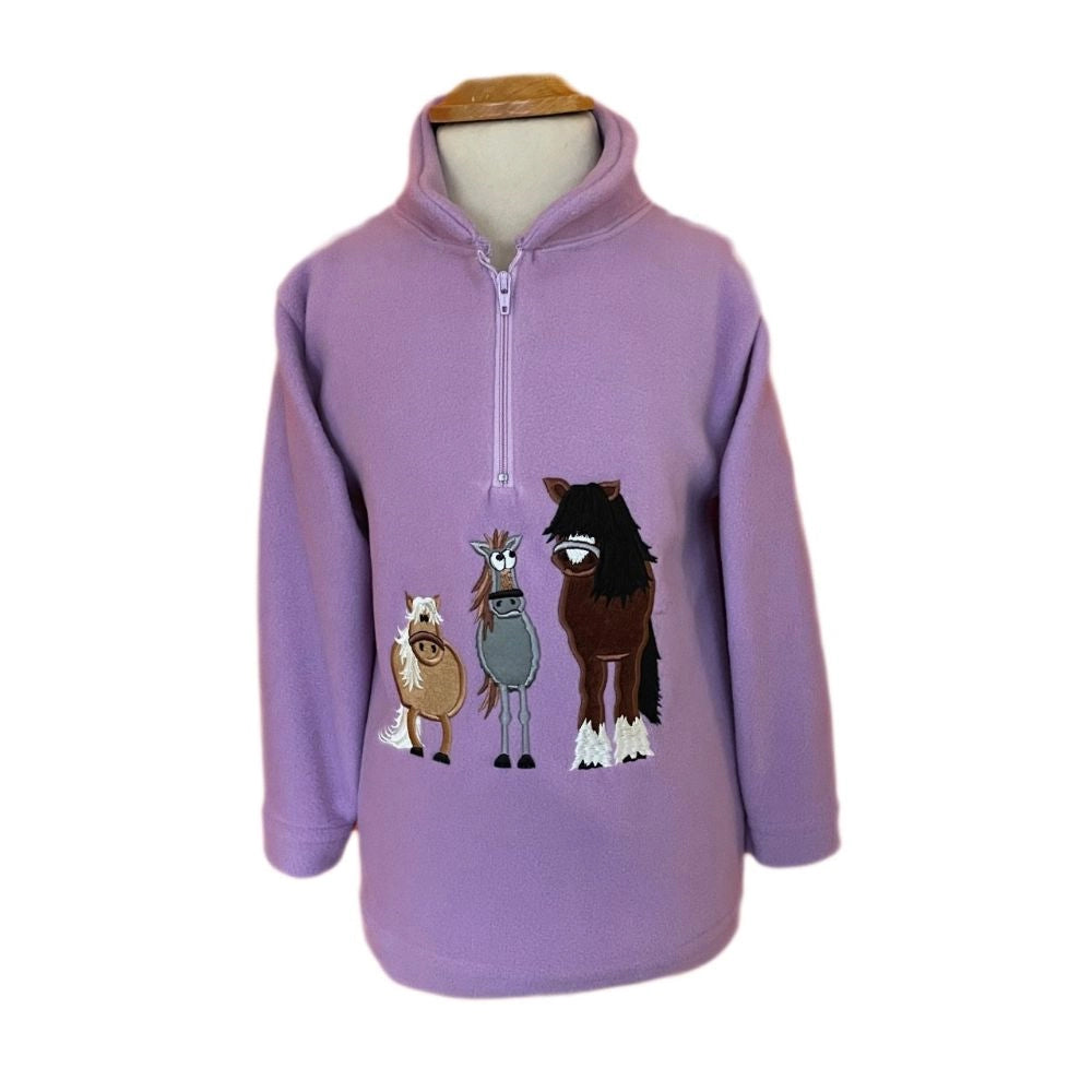 Horse Lilac Fleece