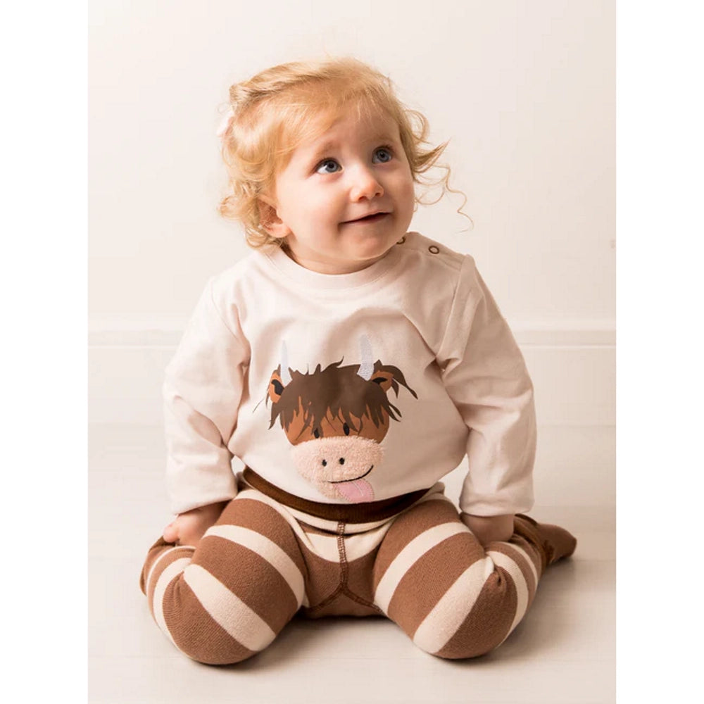 Highland Cow Neutral Top | Blade & Rose