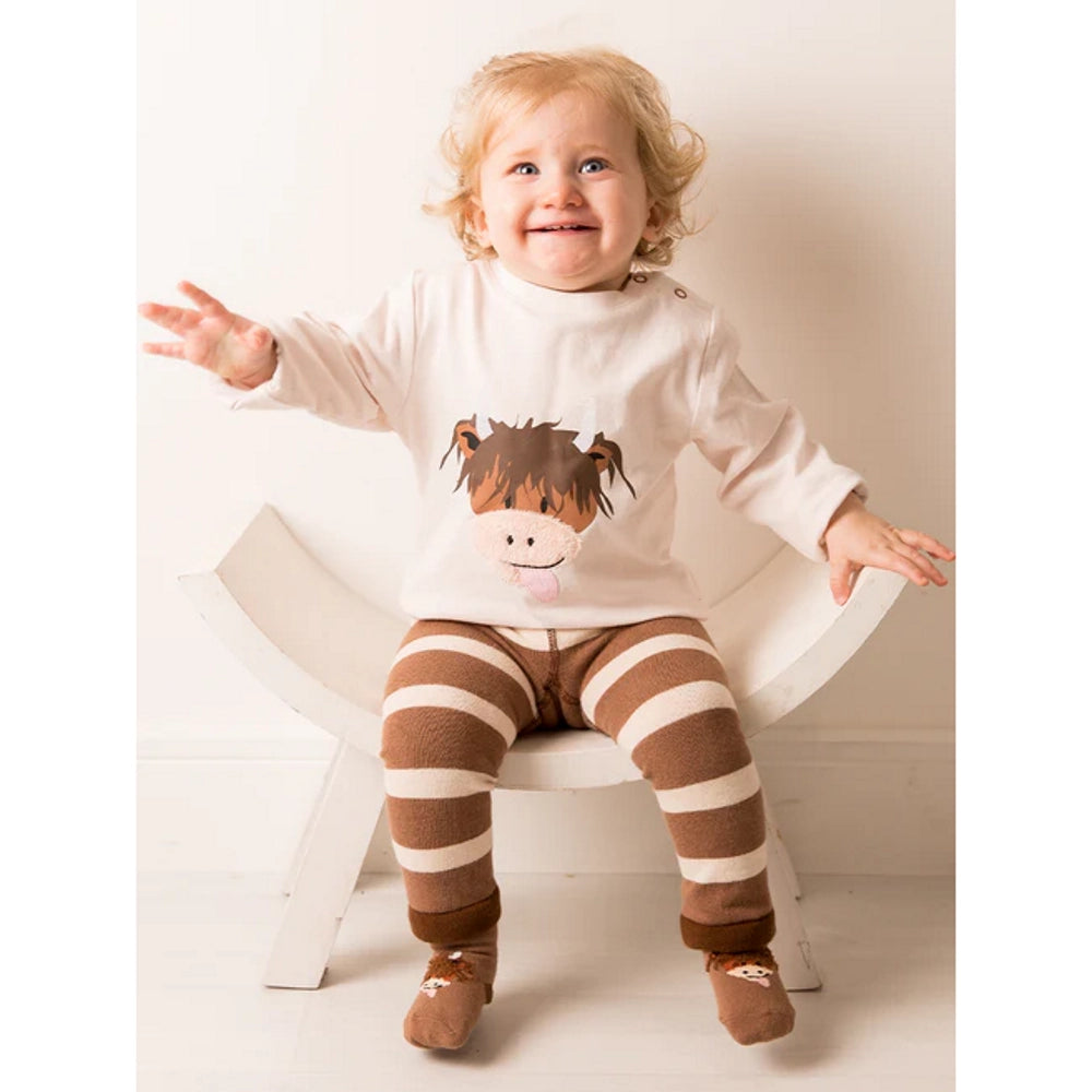 Highland Cow Neutral Top | Blade & Rose
