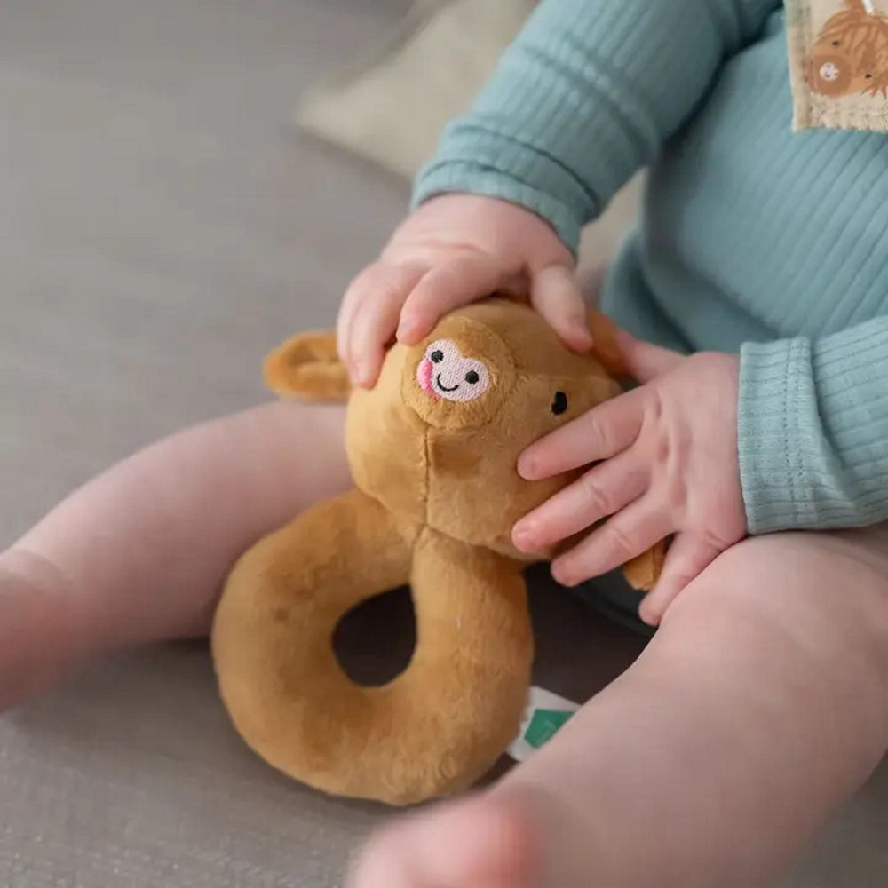 Highland Cow Baby Rattle