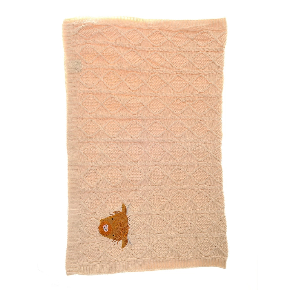 Highland Cow Baby Blanket | Ziggle Baby