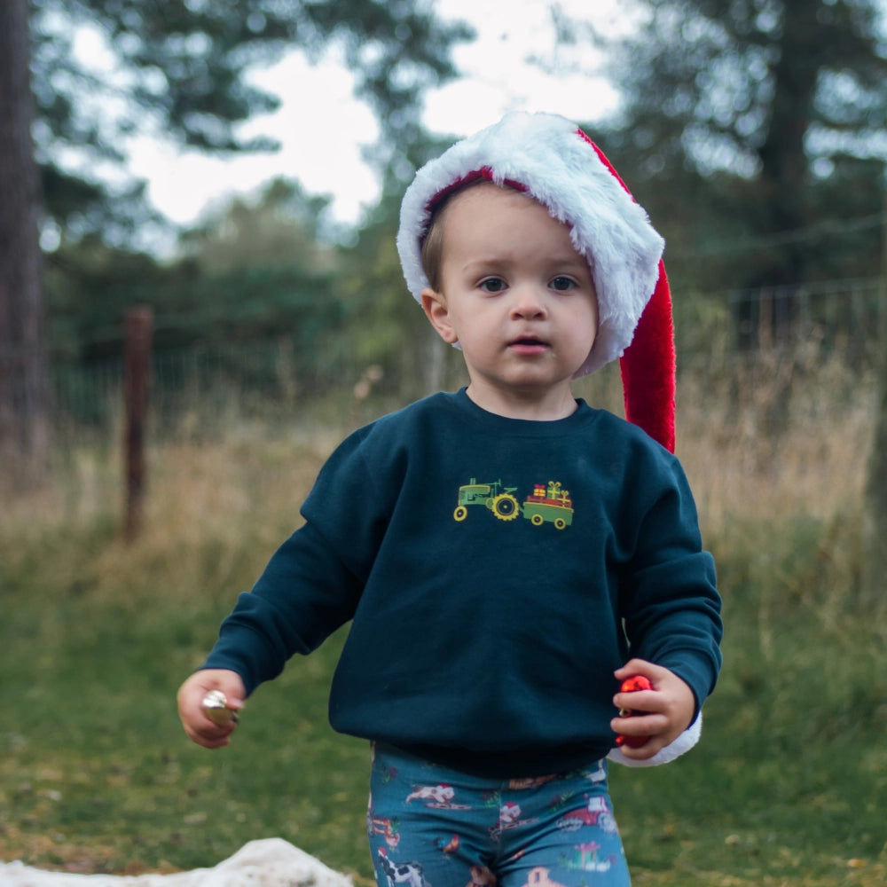Vintage Tractor Christmas Jumper | Cotswold Baby Co