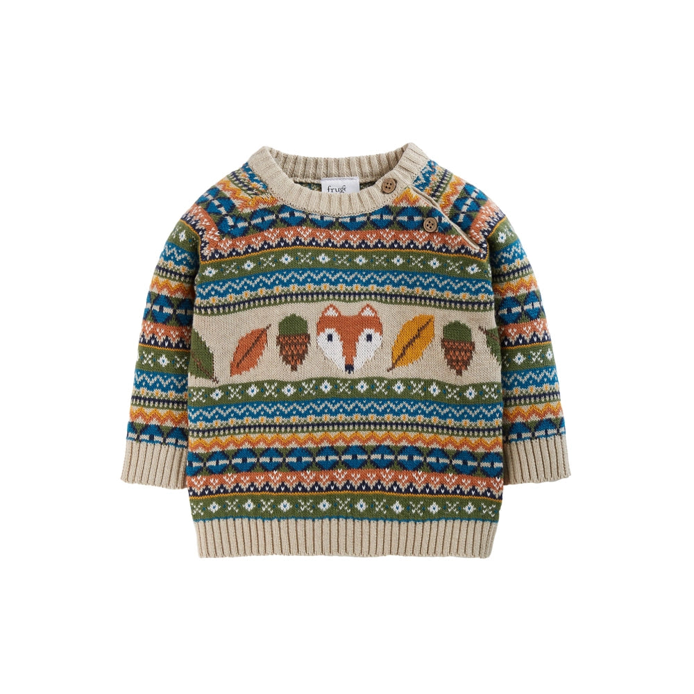 Woodland Friends Fairisle Knitted Jumper | Frugi