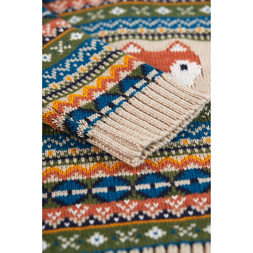 Woodland Friends Fairisle Knitted Jumper | Frugi