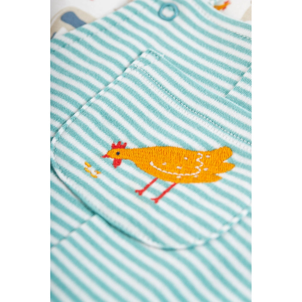 Farmyard Dungaree Outfit Frugi