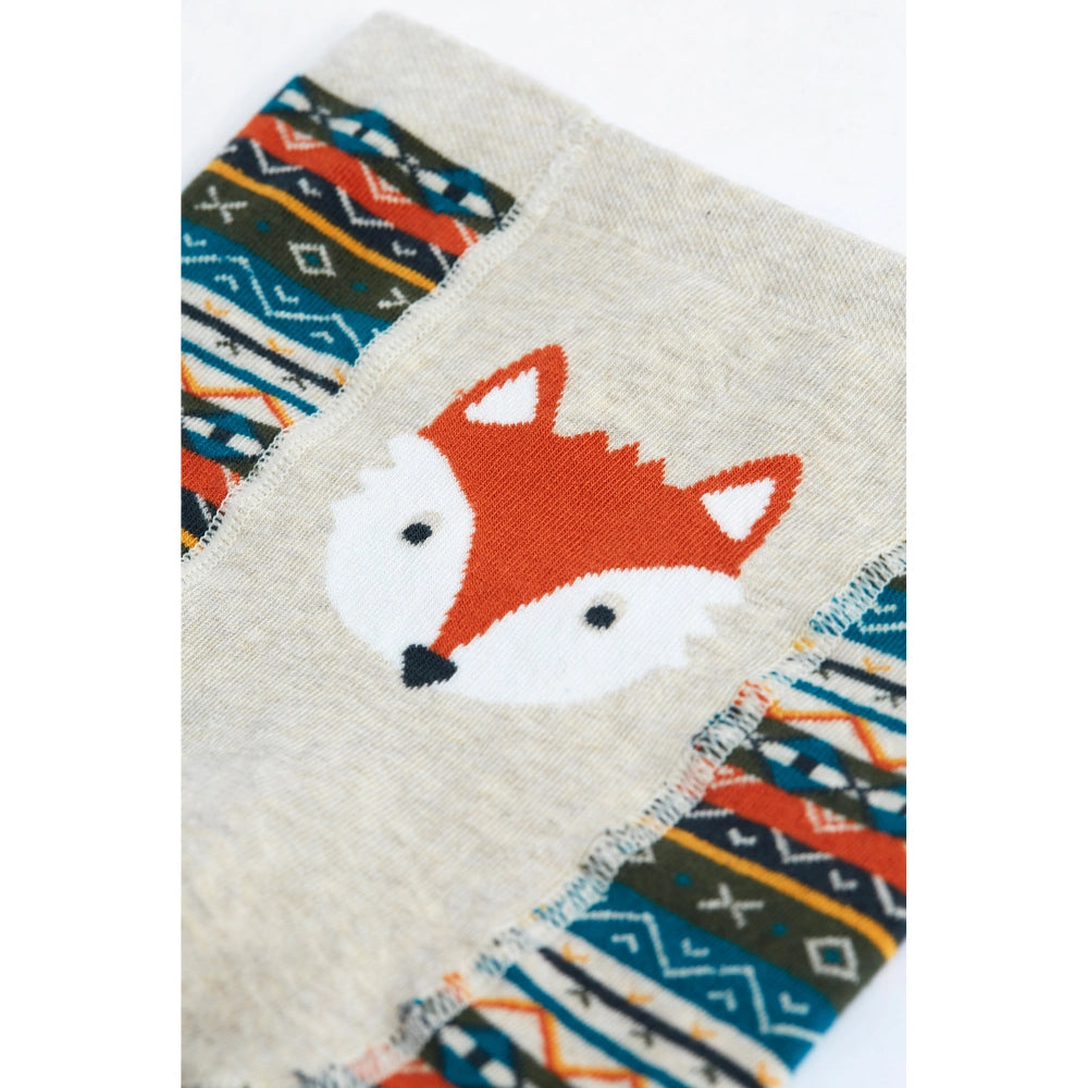 Woodland Friends Knitted Leggings | Frugi