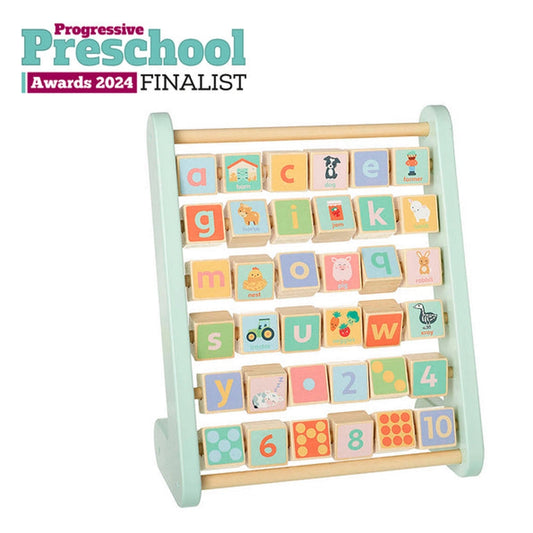 Farmyard Animal Alphabet Abacus | Orange Tree Toys
