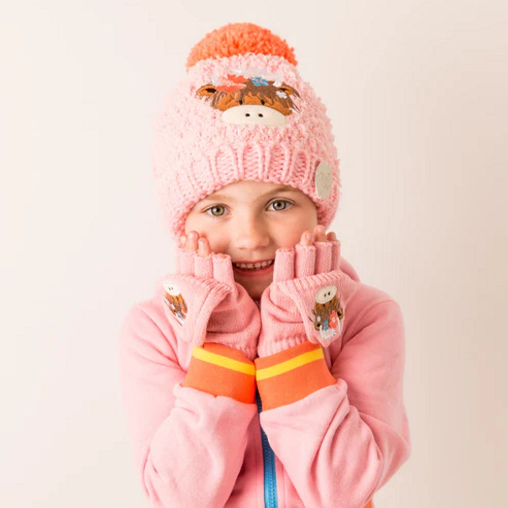 Bonnie Highland Cow Bobble Hat | Blade & Rose