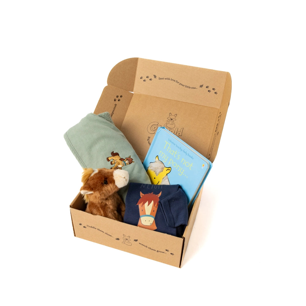 Jimmy Horse Hooded Towel Gift Set | Cotswold Baby Co