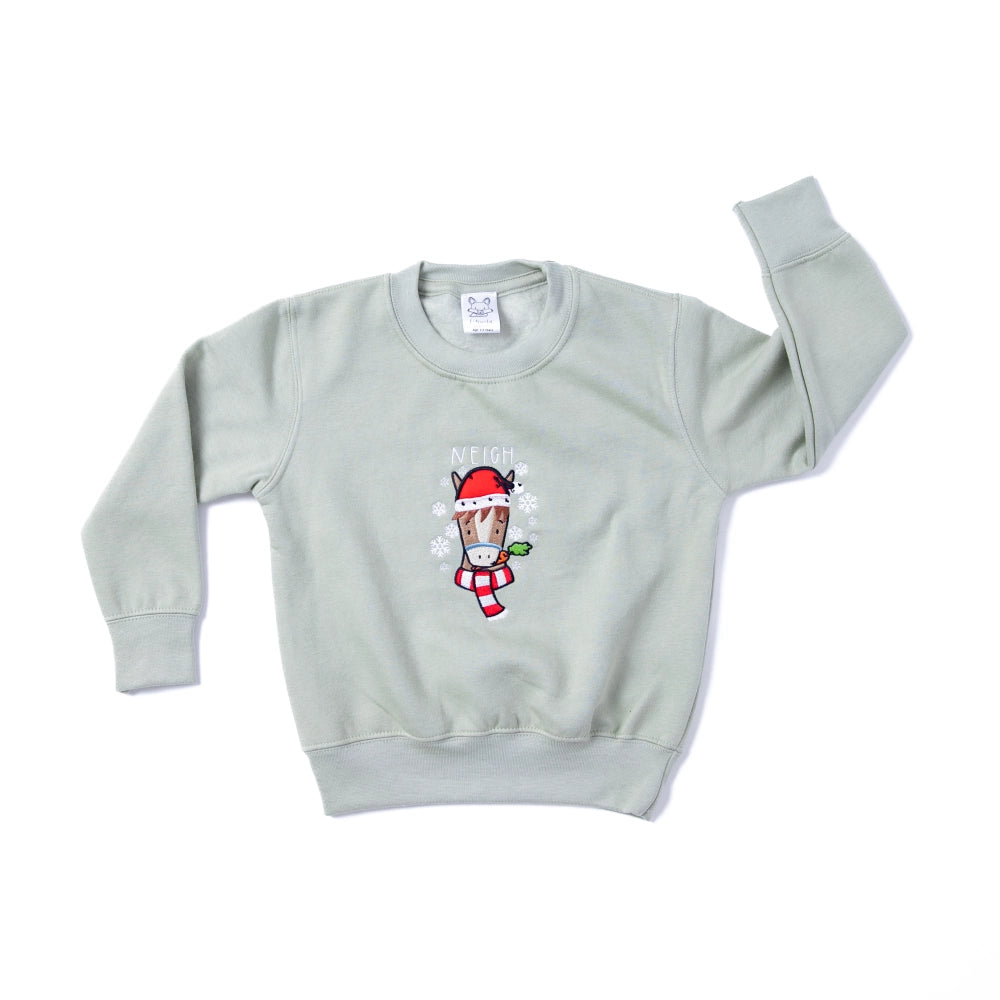 Horse Christmas Embroidered Jumper | Cotswold Baby Co