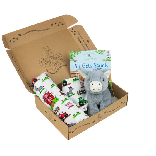 Farmyard Sleepsuit Gift Box