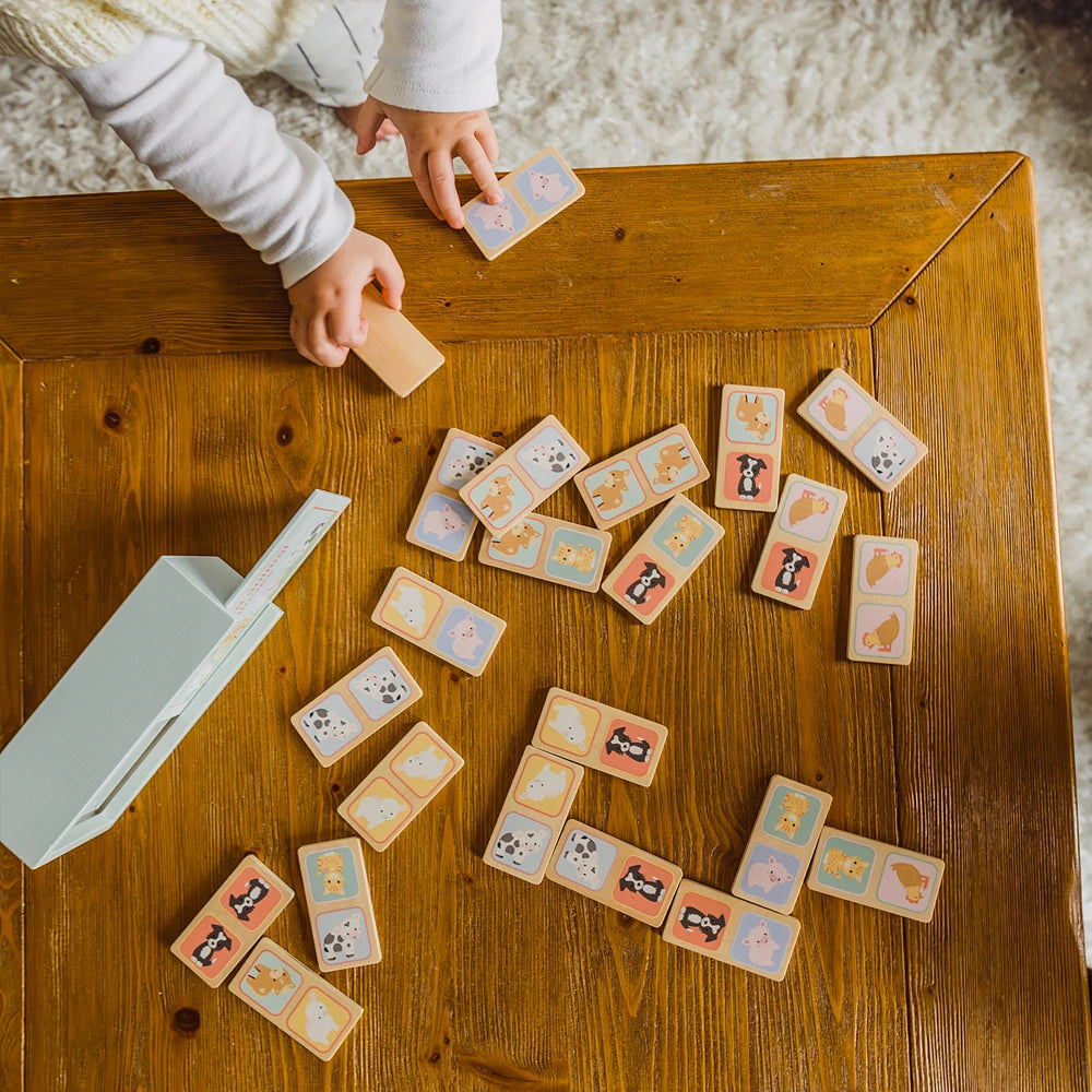 Farm Animal Dominoes | Orange Tree Toys