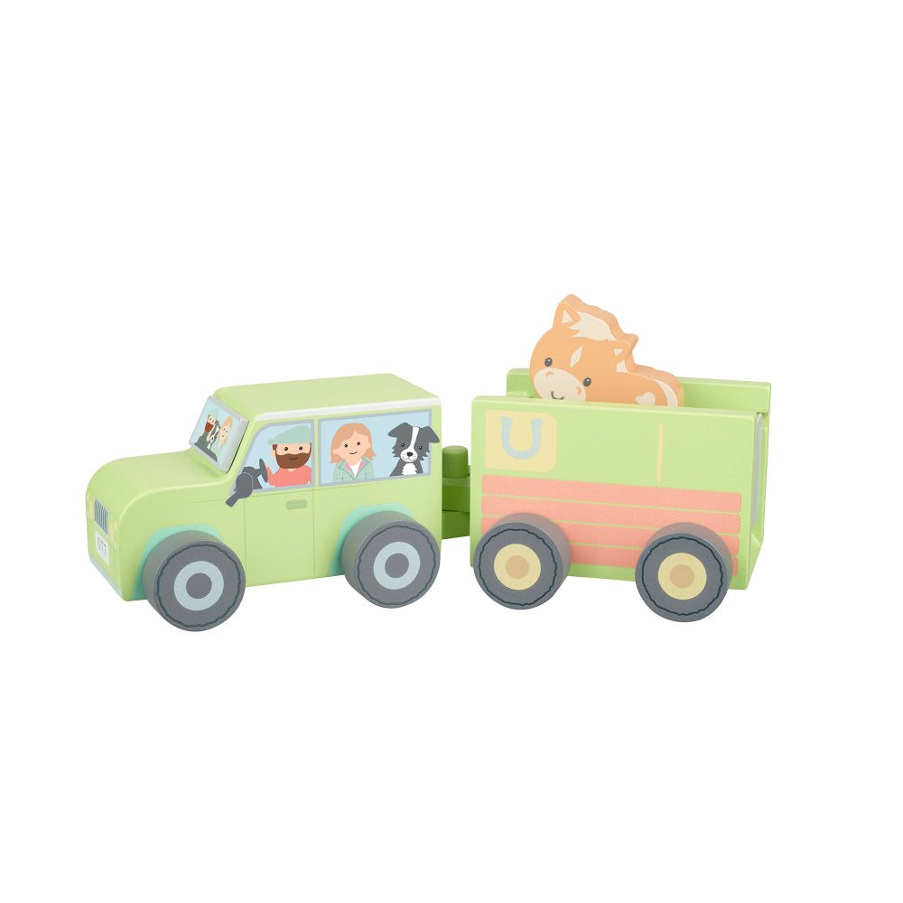 Farm 4x4 with Horse Box| Orange Tree Toys
