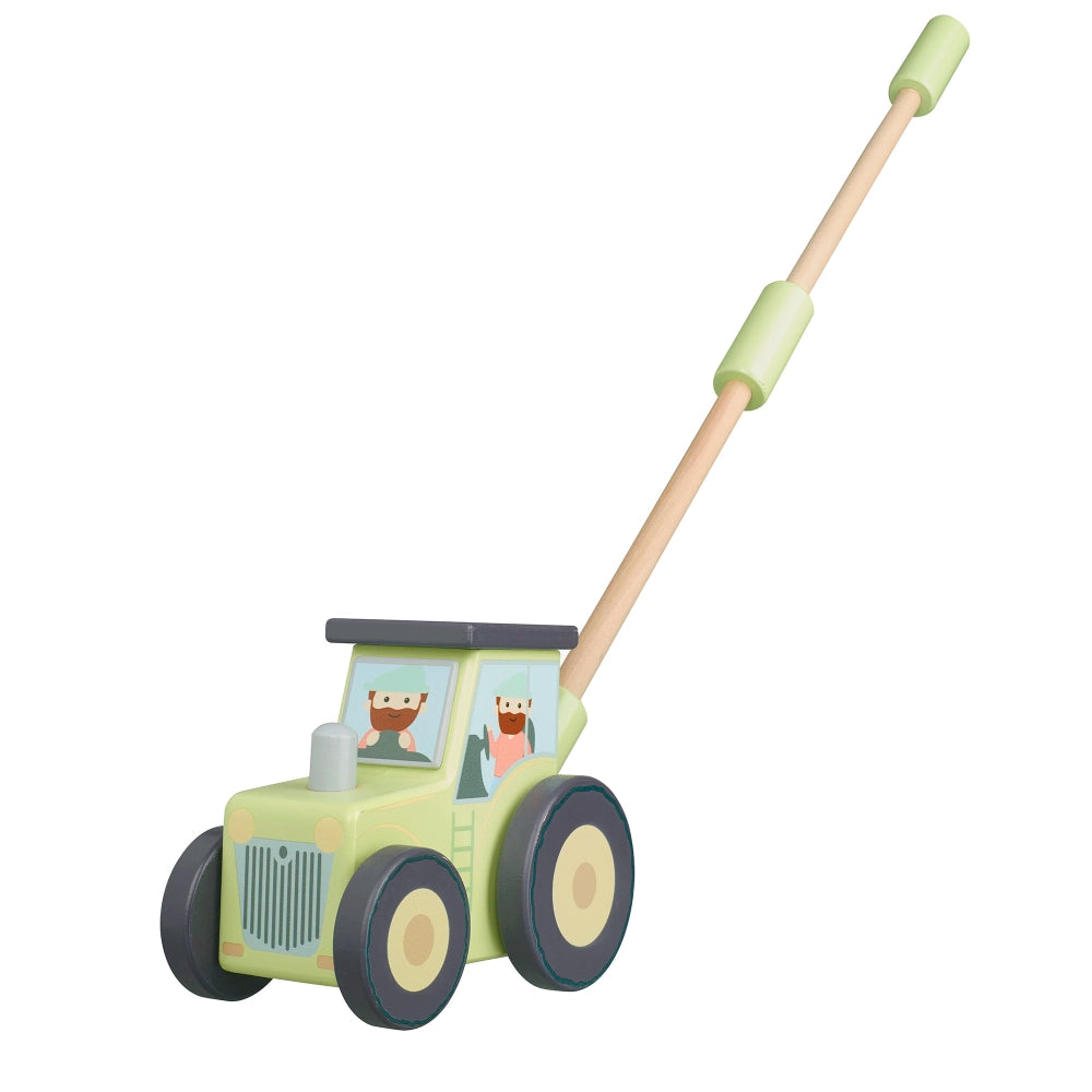 Tractor Push Along Wooden Toy
