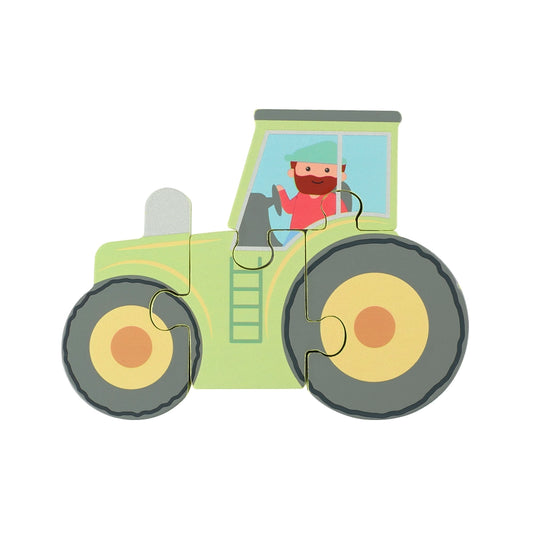 Mini Tractor Wooden Puzzle