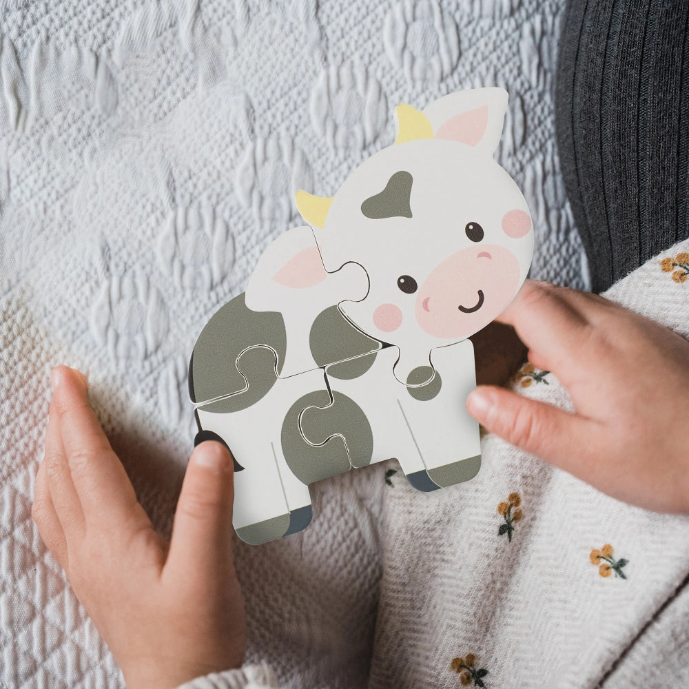 Mini Cow Wooden Puzzle