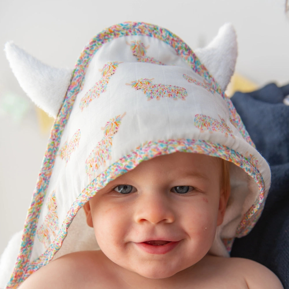 Highland Cow Hooded Towel | Hairy Coo