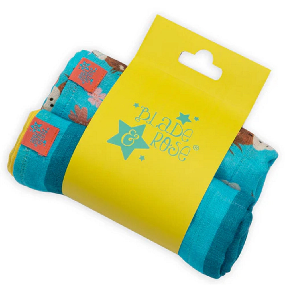 Bonnie Highland Cow Muslin Squares (2 pack)