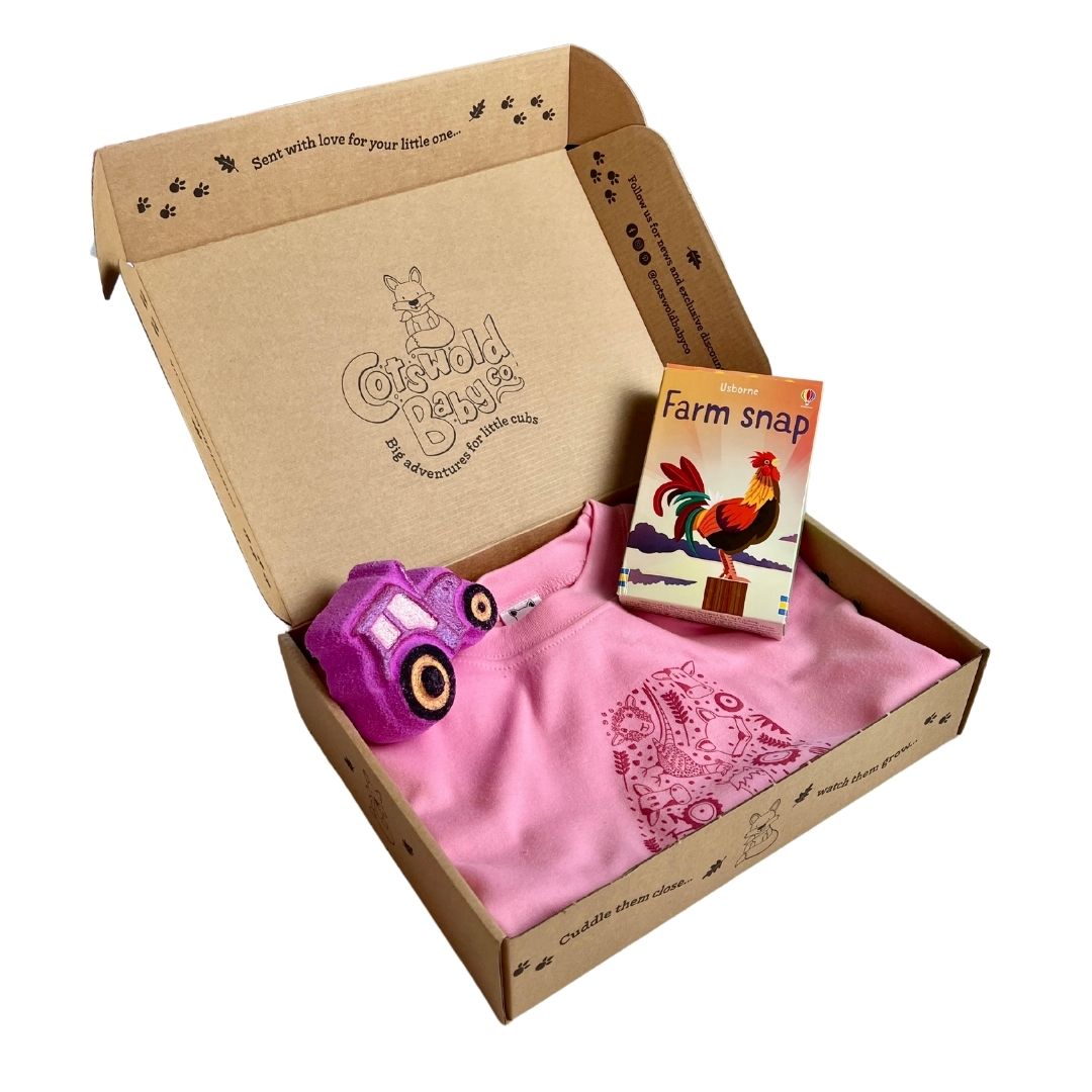 Fun in the country 4th birthday gift set by Cotswold Baby Co