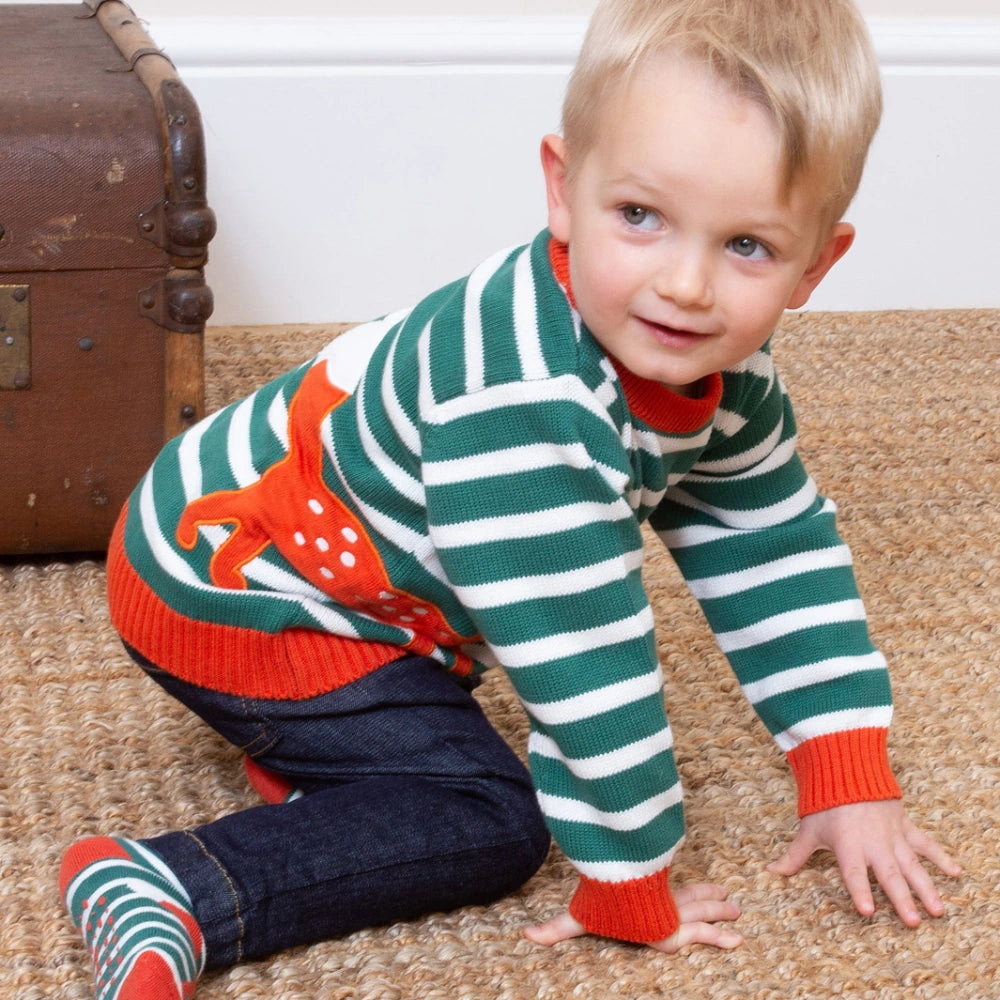 boy in fox jumper