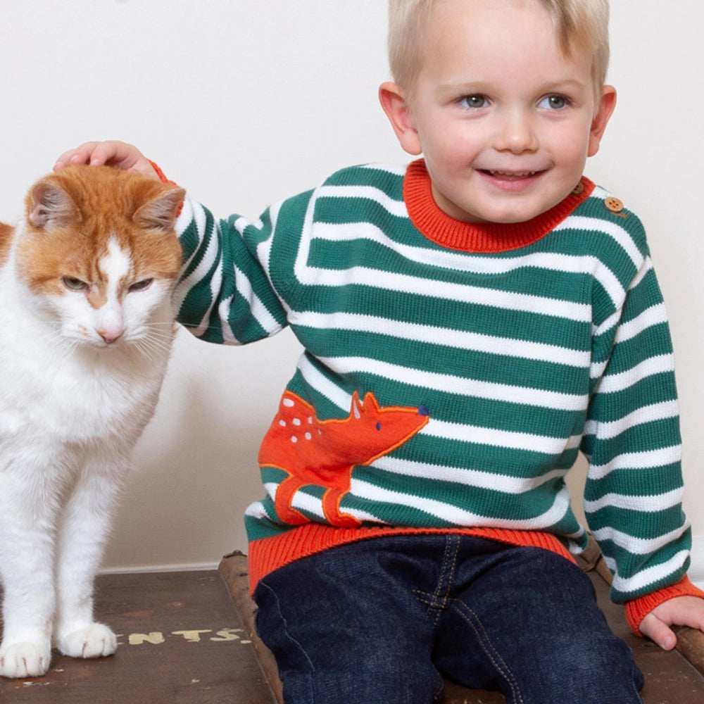 boy in fox jumper