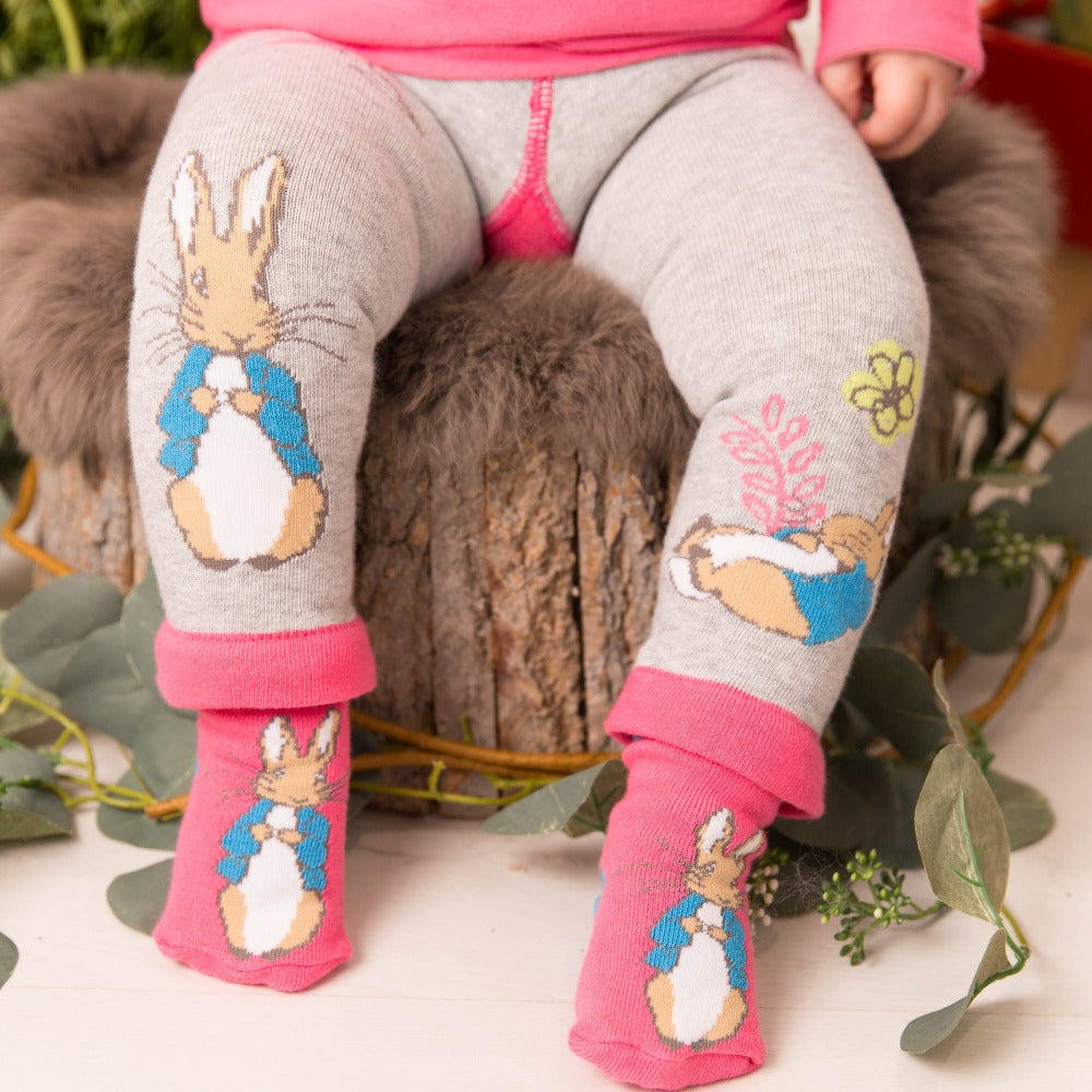 Peter Rabbit Floral Leggings, Blade & Rose