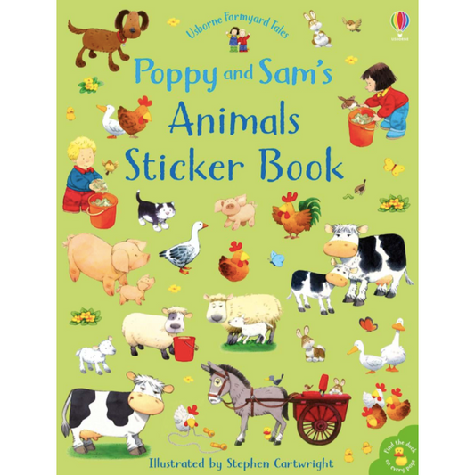Poppy & Sam's Animals Sticker Book, by Usborne