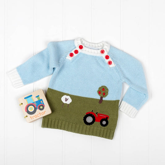 Farmyard Crew Neck Jumper | Powell Craft