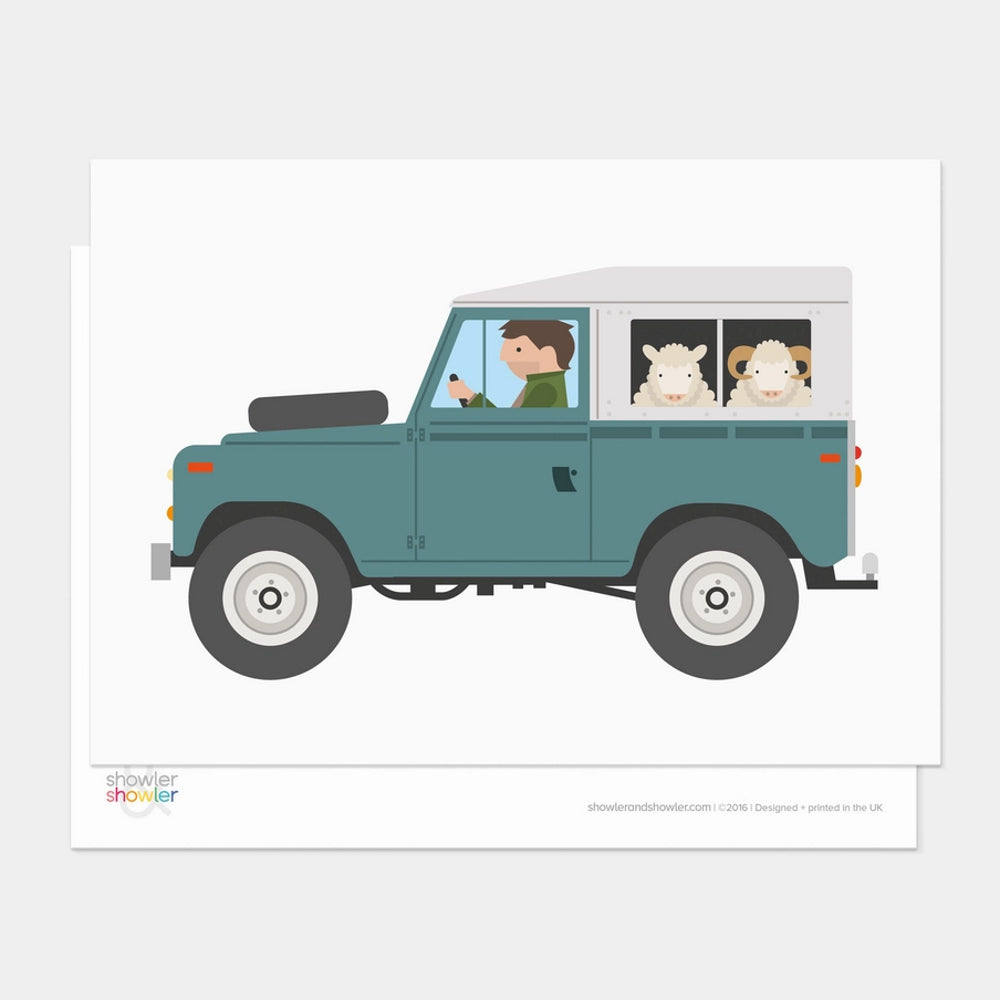 Land Rover Postcard | Showler & Showler