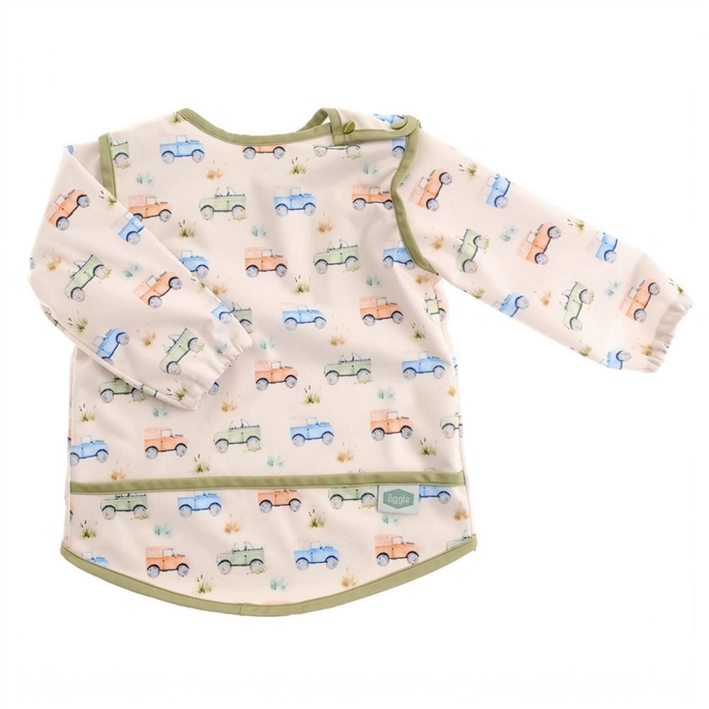 Coverall Farm Vehicles Bib| Ziggle Baby
