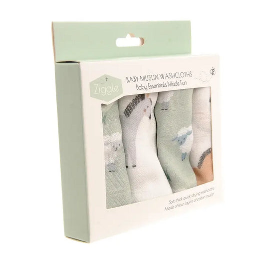 Country Life Washcloths | Ziggle Baby