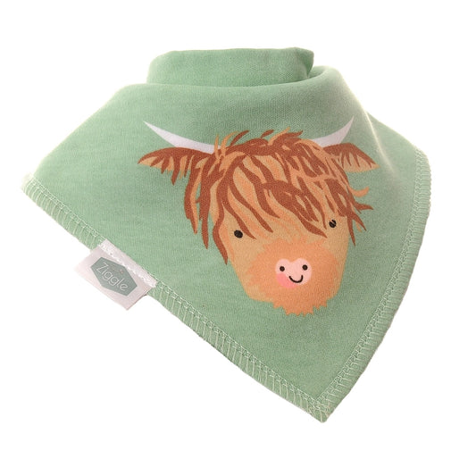 Highland Cow Bib | Ziggle Baby