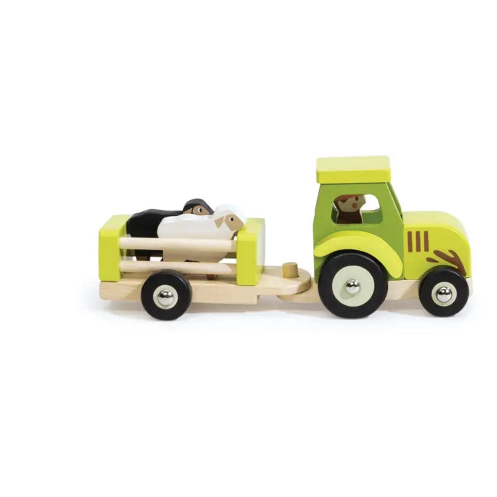 Mentari Tractor & Trailer | Tenderleaf Toys