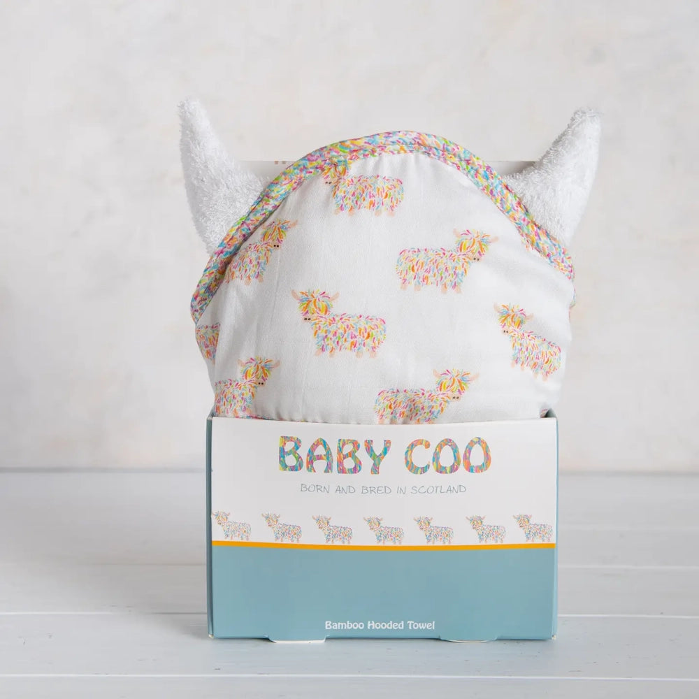 Highland Cow Hooded Towel | Hairy Coo