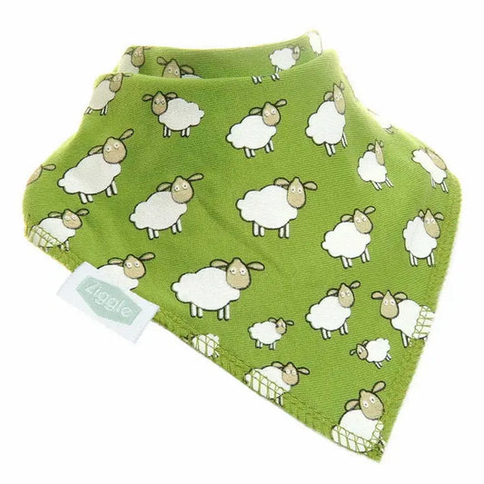 Sheep Print Bib | Ziggle Baby