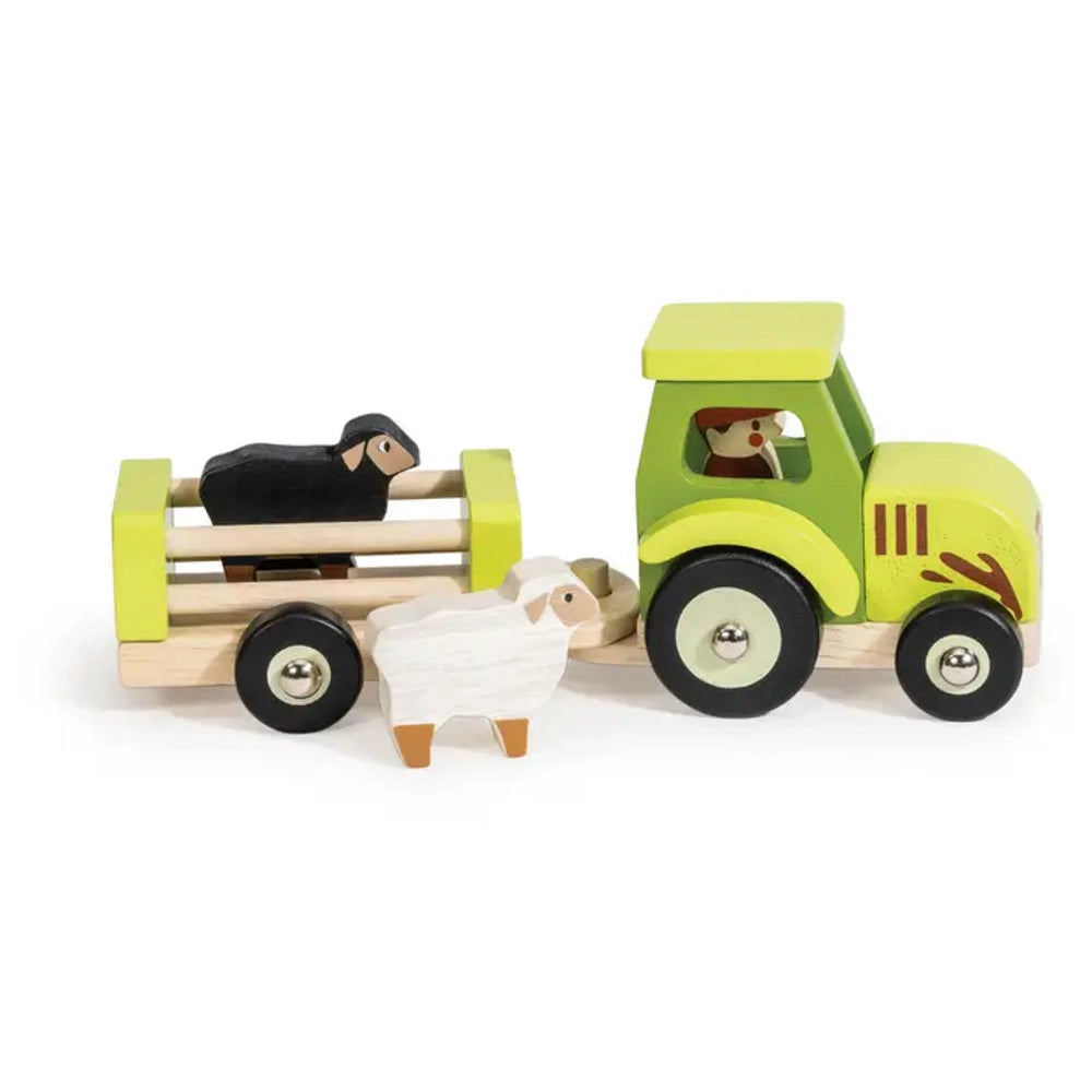 Mentari Tractor & Trailer | Tenderleaf Toys