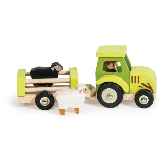 Mentari Tractor & Trailer | Tenderleaf Toys