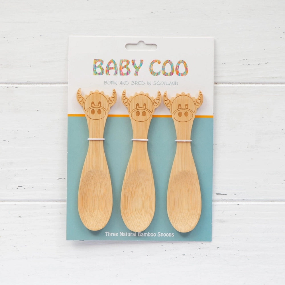 Highland Cow Bamboo Spoons| Hairy Coo