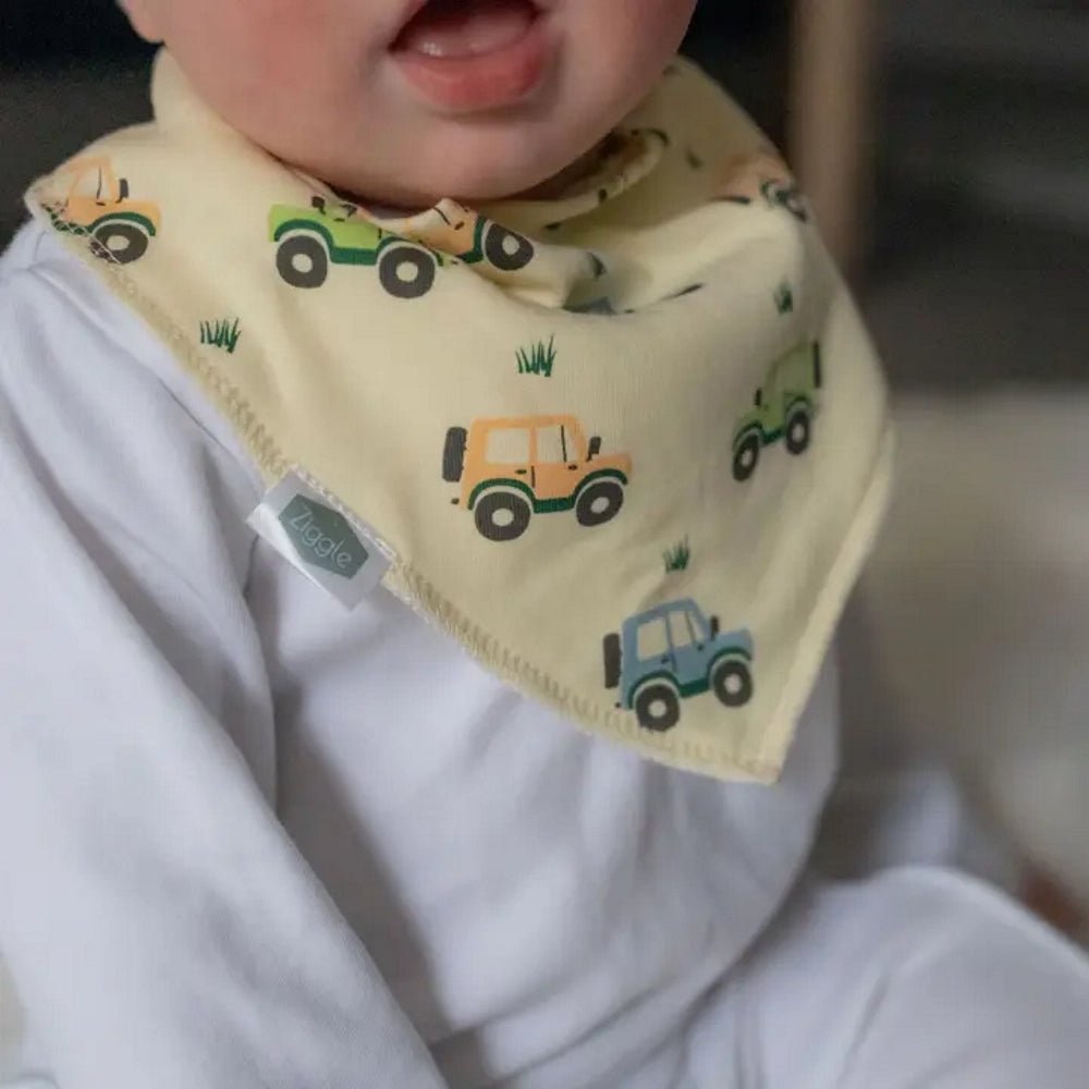 Farm Vehicles Bib | Ziggle Baby