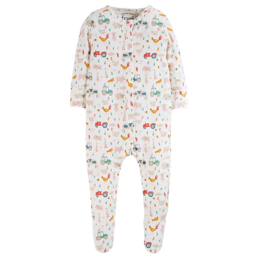 Farmyard Friends Sleepsuit | Frugi