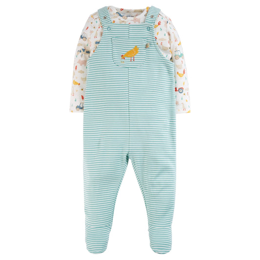 Farmyard Dungaree Outfit  Frugi