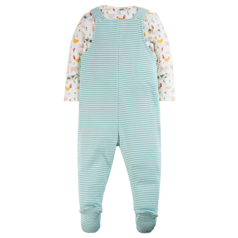 Farmyard Dungaree Outfit  Frugi