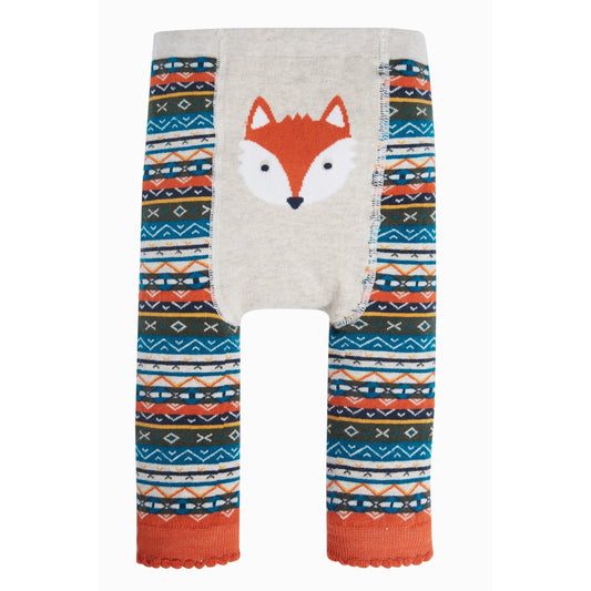 Woodland Friends Knitted Leggings | Frugi