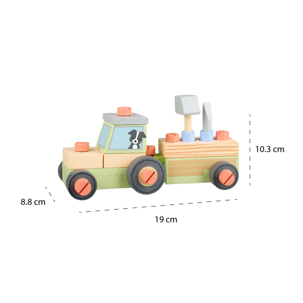 Buildable Tractor | Orange Tree Toys