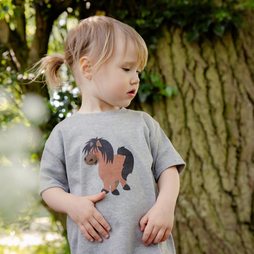 Shetland Pony Grey Short-Sleeve T-shirt | Cotswold Baby Co