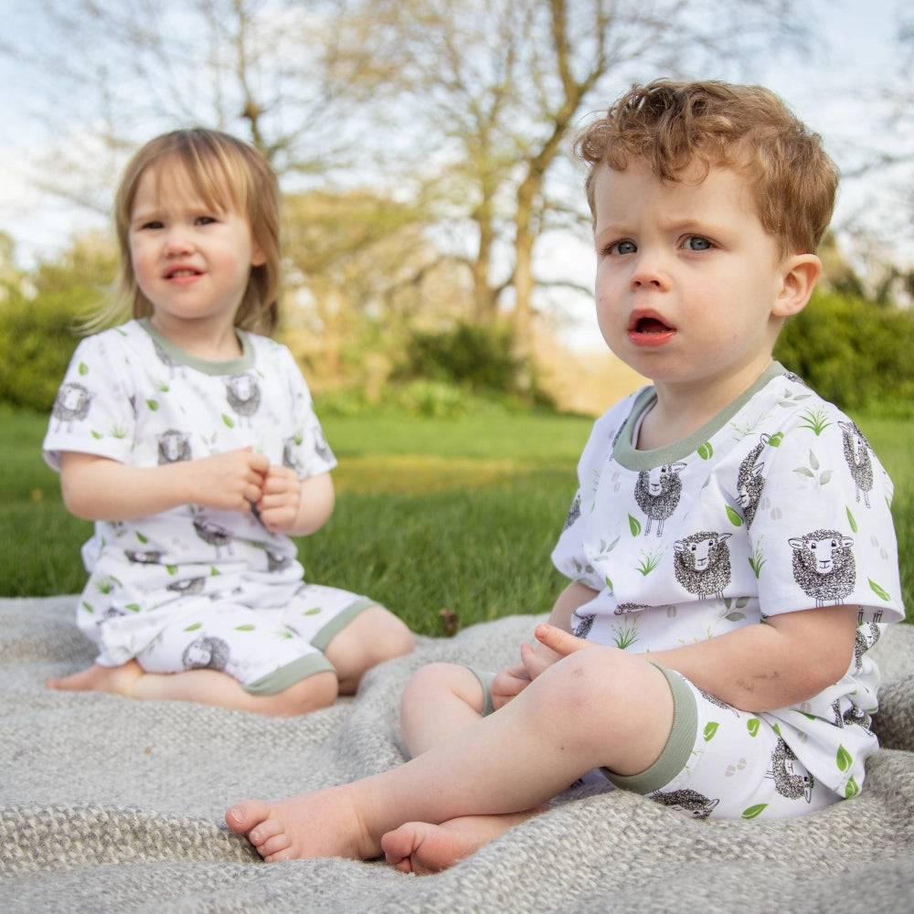 Lamb Shorts & T-shirt | Cotswold Baby Co