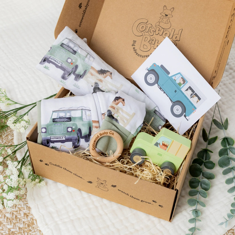 Land Rover Sleepsuit Gift Set | Cotswold Baby Co