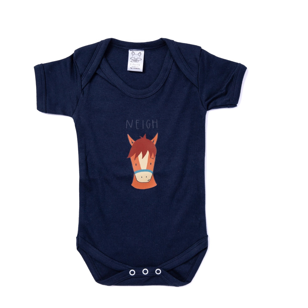 Horse Navy Bodysuit | Cotswold Baby Co.